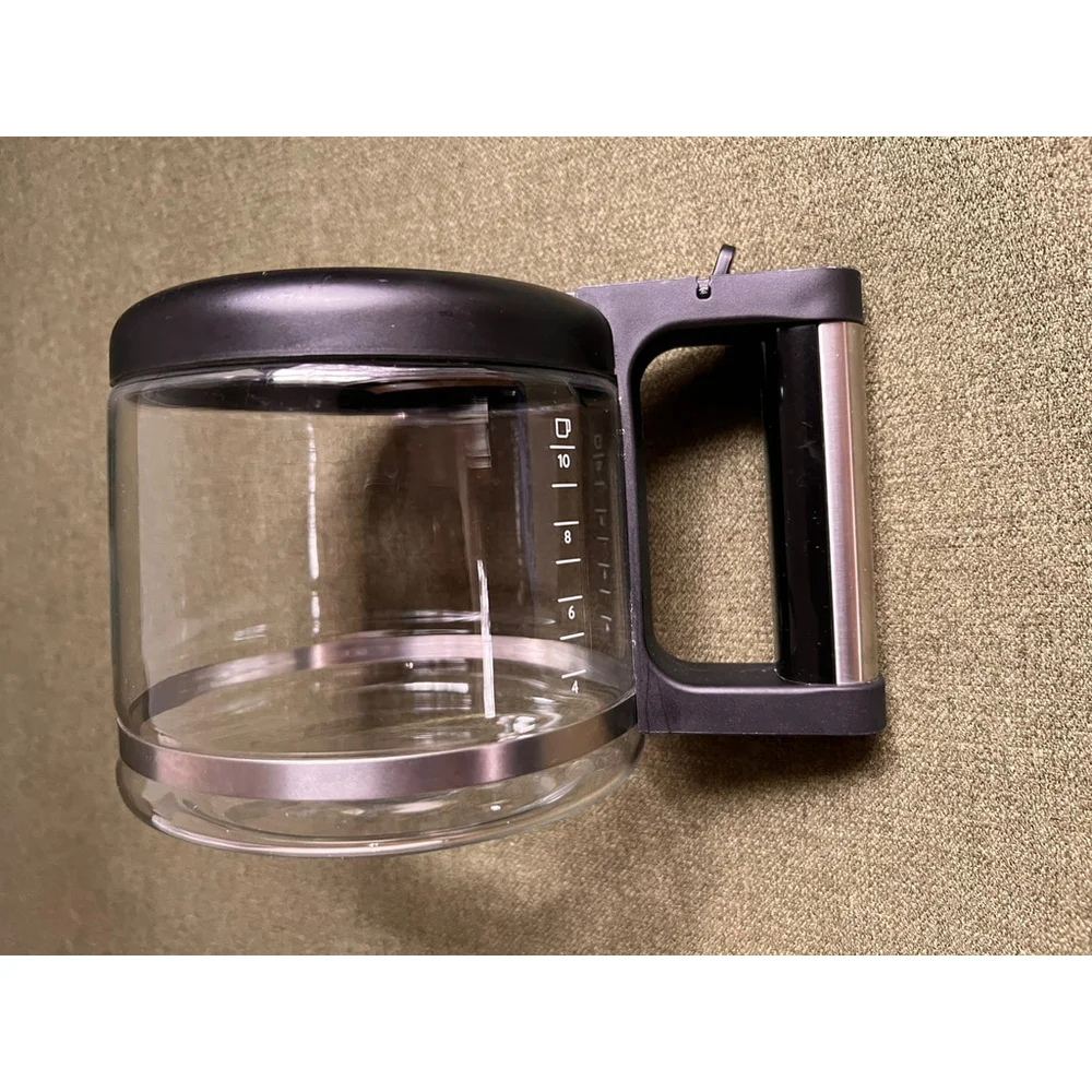 De'Longhi COM530M Espresso - Glass Carafe 10-Cup Genuine Black/Silver Handle